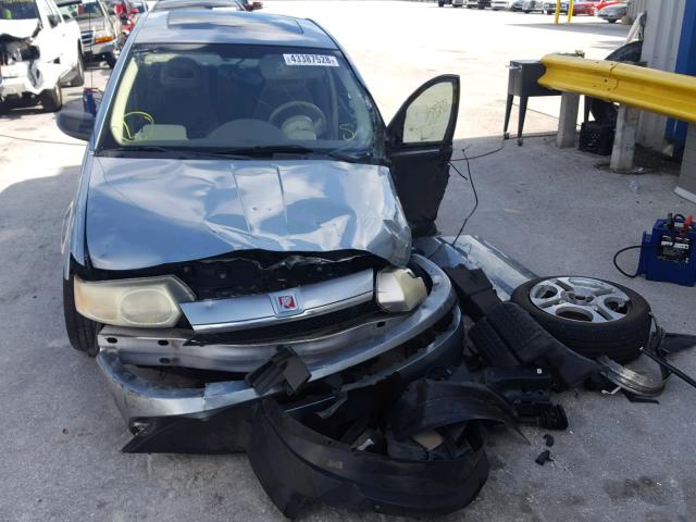 1G8AL52FX3Z188403 - 2003 SATURN ION LEVEL BLUE photo 9