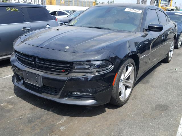 2C3CDXCT5HH547647 - 2017 DODGE CHARGER R/ BLACK photo 2