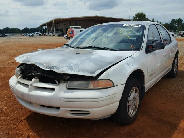 1B3EJ46X3XN696320 - 1999 DODGE STRATUS WHITE photo 2