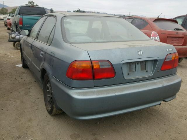2HGEJ6614YH526470 - 2000 HONDA CIVIC BASE 蓝色 照片 3