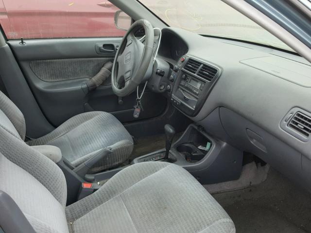 2HGEJ6614YH526470 - 2000 HONDA CIVIC BASE 蓝色 照片 5