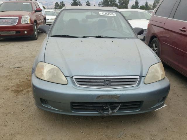2HGEJ6614YH526470 - 2000 HONDA CIVIC BASE 蓝色 照片 9