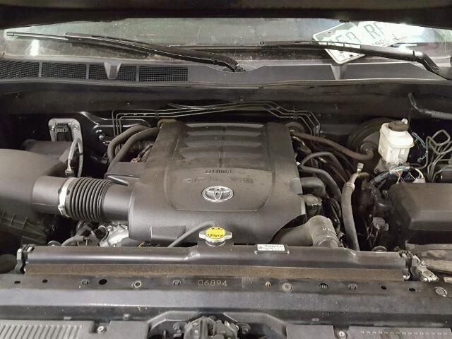 5TFDW5F19EX400439 - 2014 TOYOTA TUNDRA CRE BLACK photo 7