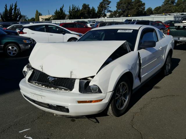 1ZVFT80N875330782 - 2007 FORD MUSTANG WHITE photo 2