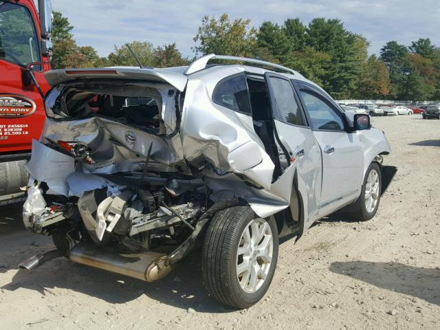 JN8AS5MV6DW109782 - 2013 NISSAN ROGUE S SILVER photo 4