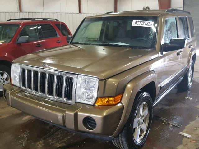 1J8HG48KX8C226691 - 2008 JEEP COMMANDER GREEN photo 2