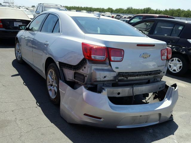 1G11C5SLXFF284462 - 2015 CHEVROLET MALIBU 1LT ვერცხლისფერი ფოტო 3
