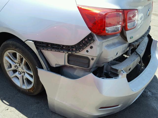 1G11C5SLXFF284462 - 2015 CHEVROLET MALIBU 1LT ვერცხლისფერი ფოტო 9