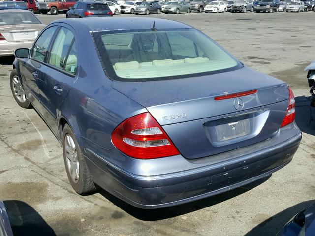 WDBUF65JX3A240710 - 2003 MERCEDES-BENZ E 320 BLUE photo 3