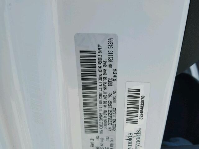 3C6TRVCG5GE119762 - 2016 RAM PROMASTER 白色 照片 10