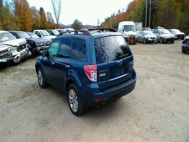 JF2SHADC5CH448267 - 2012 SUBARU FORESTER 2 BLUE photo 3