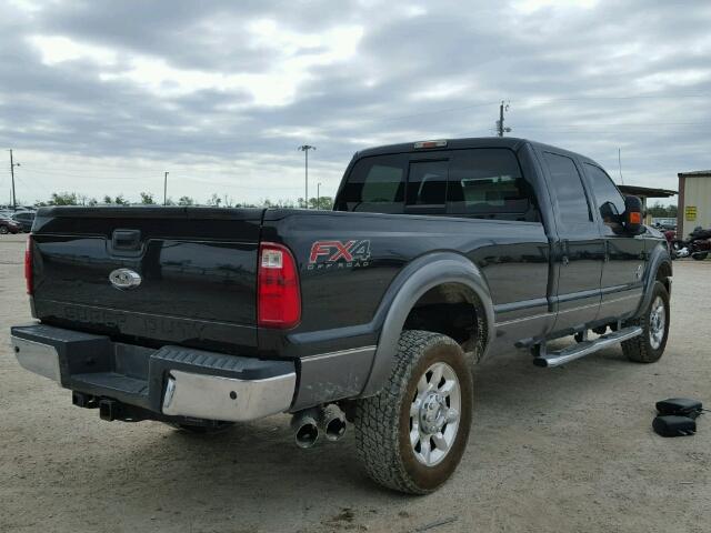 1FT8W3BT9EEA78457 - 2014 FORD F350 SUPER BLACK photo 4