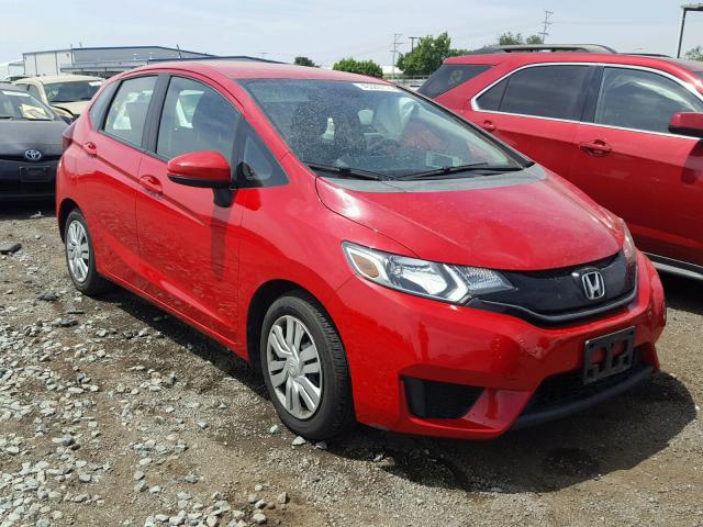 3HGGK5H58FM708672 - 2015 HONDA FIT LX RED photo 1