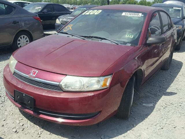 1G8AG52F94Z180959 - 2004 SATURN ION LEVEL RED photo 2