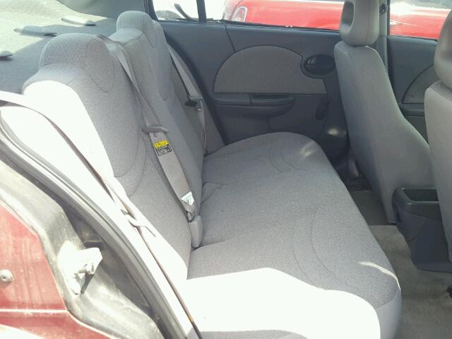 1G8AG52F94Z180959 - 2004 SATURN ION LEVEL RED photo 6