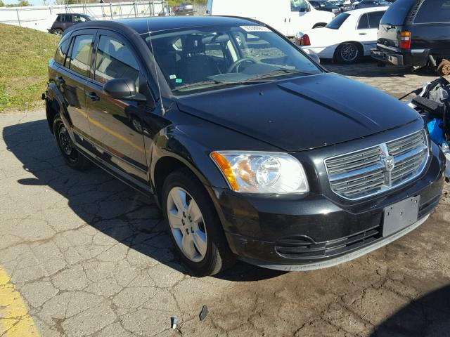 1B3HB48A39D232052 - 2009 DODGE CALIBER BLACK photo 1