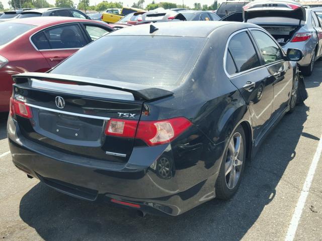 JH4CU2F80CC021314 - 2012 ACURA TSX SE BLACK photo 4