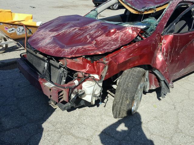 1G2ZG57B394210867 - 2009 PONTIAC G6 RED photo 10