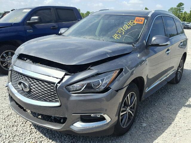 5N1DL0MN1JC529290 - 2018 INFINITI QX60 GRAY photo 2