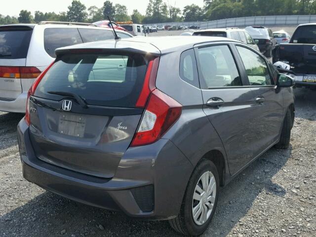 3HGGK5H55HM713086 - 2017 HONDA FIT LX CHARCOAL photo 4