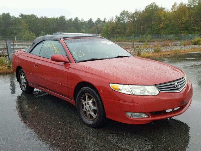 2T1FE22PX3C021790 - 2003 TOYOTA CAMRY SOLA RED photo 1