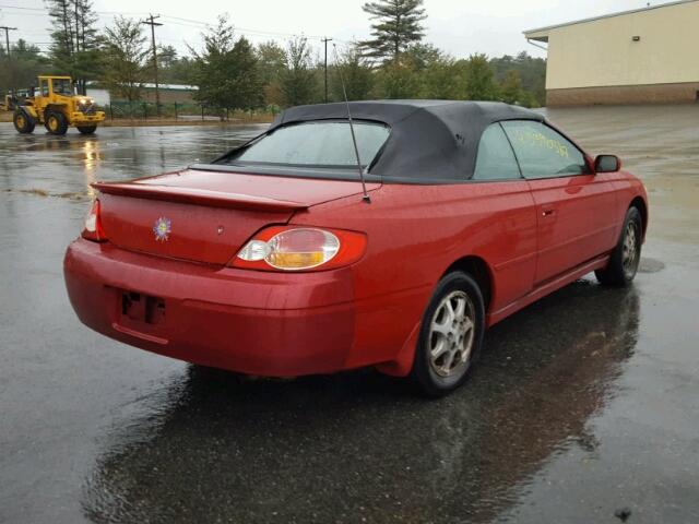 2T1FE22PX3C021790 - 2003 TOYOTA CAMRY SOLA RED photo 4