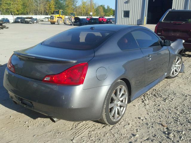 JN1CV6EK5AM101446 - 2010 INFINITI G37 BASE GRAY photo 4