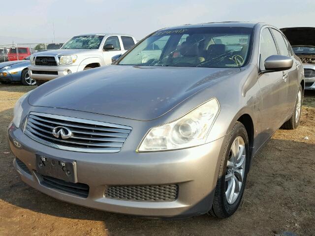 JNKCV61F89M355488 - 2009 INFINITI G37 GRAY photo 2