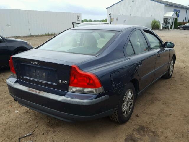 YV1RS61T232283503 - 2003 VOLVO S60 Niebieski zdjęcie 4