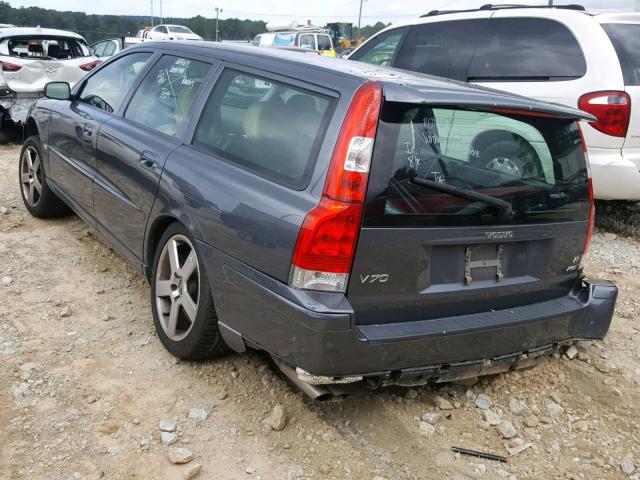 YV1SJ527452479011 - 2005 VOLVO V70 R GRAY photo 3