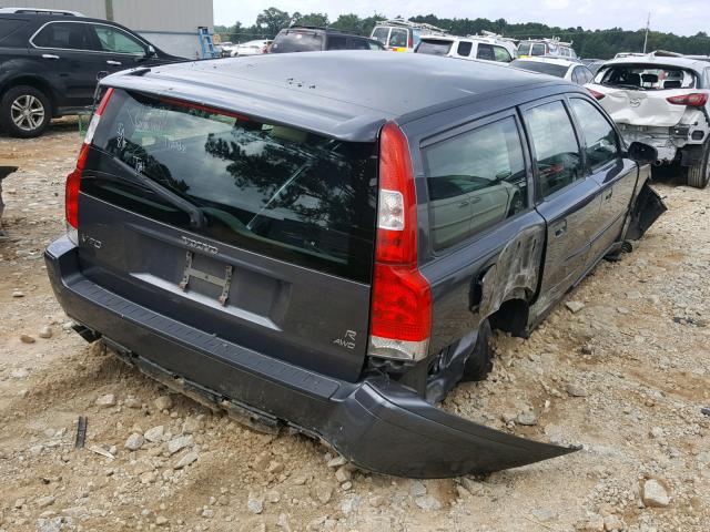 YV1SJ527452479011 - 2005 VOLVO V70 R GRAY photo 4