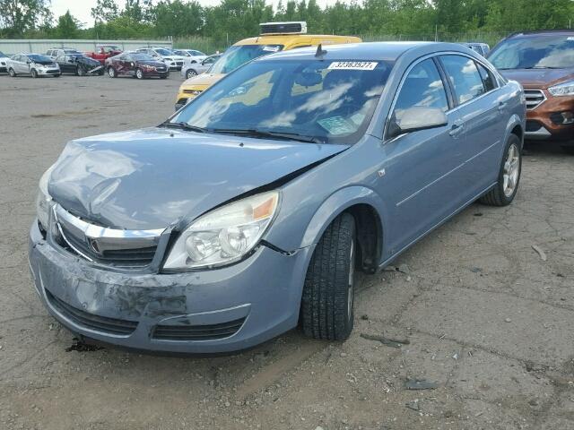 1G8ZS57N38F270889 - 2008 SATURN AURA XE GRAY photo 2