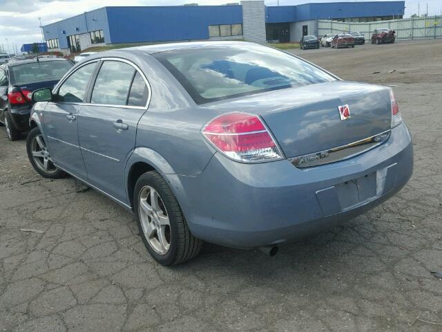 1G8ZS57N38F270889 - 2008 SATURN AURA XE GRAY photo 3