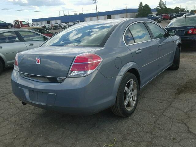 1G8ZS57N38F270889 - 2008 SATURN AURA XE GRAY photo 4