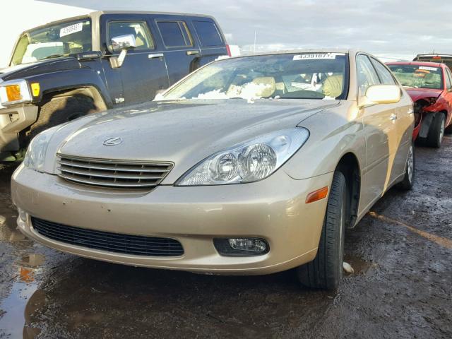 JTHBF30G236016481 - 2003 LEXUS ES GOLD photo 2