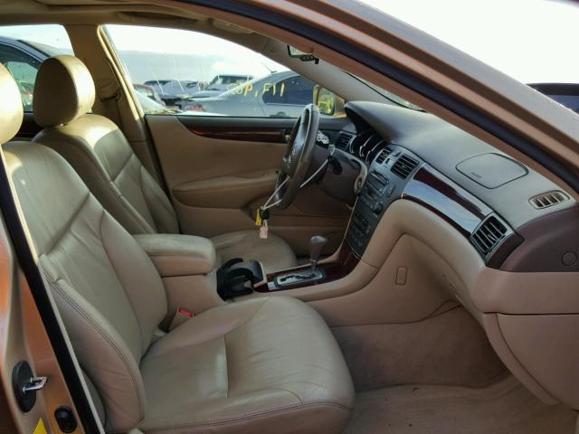 JTHBF30G236016481 - 2003 LEXUS ES GOLD photo 5