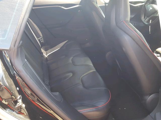 5YJSA1DP9DFP07978 - 2013 TESLA MODEL S BLACK photo 6