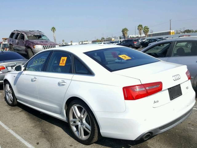 WAUHGAFC5FN021201 - 2015 AUDI A6 PRESTIG WHITE photo 3