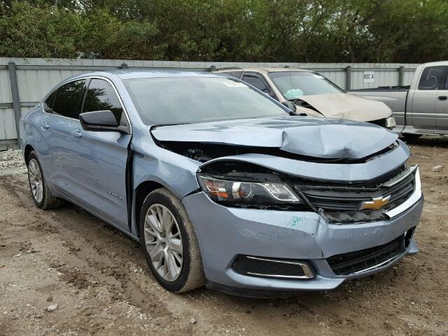 1G11Z5SL3FU114731 - 2015 CHEVROLET IMPALA BLUE photo 1