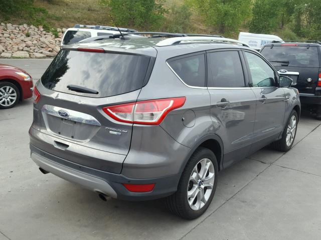 1FMCU9J92EUE52529 - 2014 FORD ESCAPE TIT GRAY photo 4