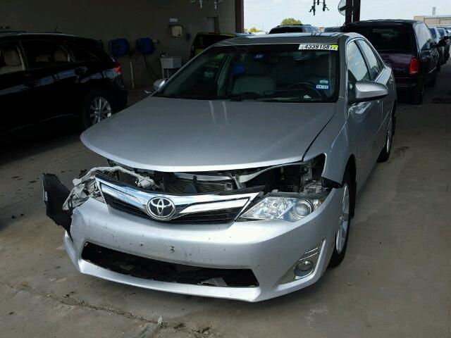 4T4BF1FK6ER347940 - 2014 TOYOTA CAMRY L SILVER photo 2