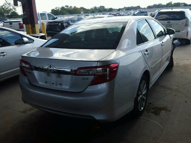 4T4BF1FK6ER347940 - 2014 TOYOTA CAMRY L SILVER photo 4