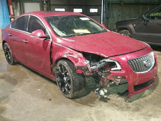 2G4GV5GV3D9147404 - 2013 BUICK REGAL GS RED photo 1
