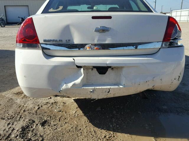 2G1WT58N179239533 - 2007 CHEVROLET IMPALA WHITE photo 9