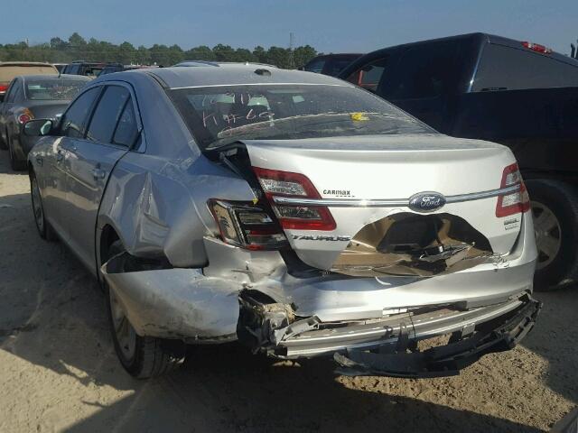 1FAHP2E96DG230193 - 2013 FORD TAURUS SEL SILVER photo 3