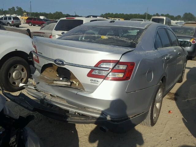 1FAHP2E96DG230193 - 2013 FORD TAURUS SEL SILVER photo 4