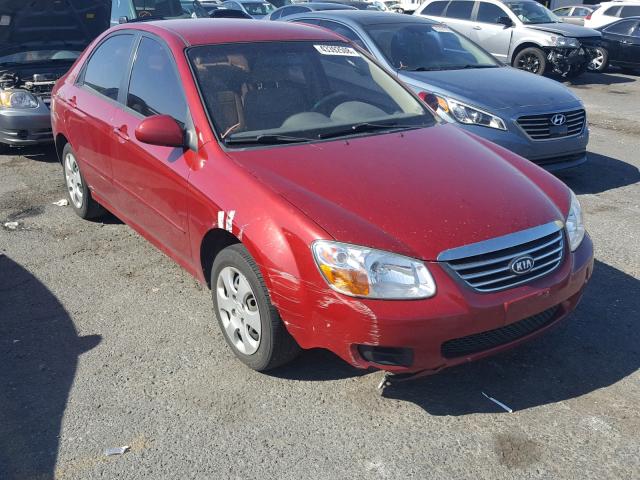 KNAFE122385577648 - 2008 KIA SPECTRA EX RED photo 1