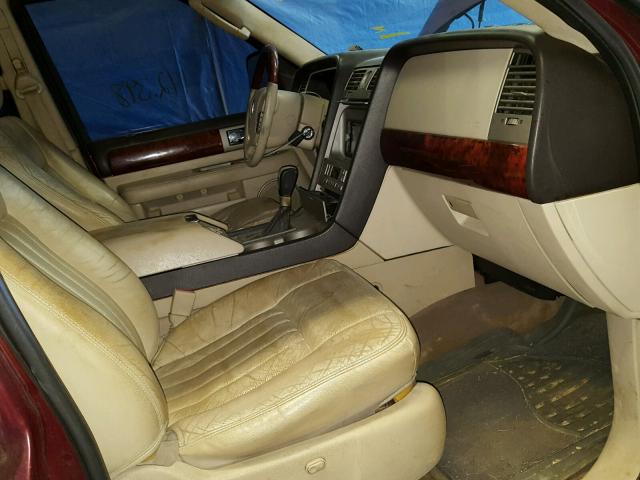 5LMFU28R83LJ06592 - 2003 LINCOLN NAVIGATOR 勃艮第红 照片 5