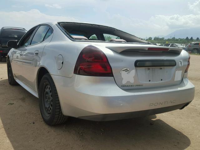 2G2WP522351306370 - 2005 PONTIAC GRAND PRIX SILVER photo 3