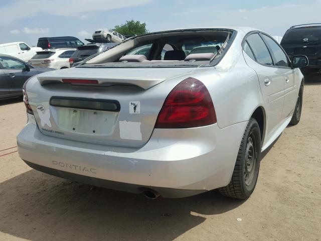 2G2WP522351306370 - 2005 PONTIAC GRAND PRIX SILVER photo 4